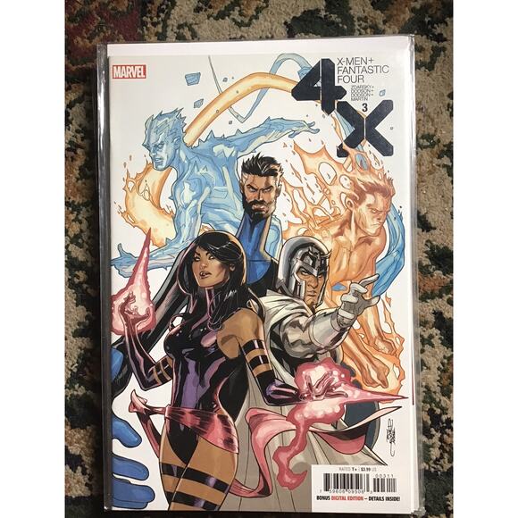 X-Men + Fantastic Four #1 - 4 (2020 Marvel) Complete Series Of 4 Terry Dodson - Picture 4 of 5